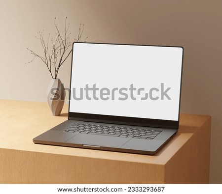 Responsive Web Design and website Mockup, Devices Mock up, Smartphone desktop tablet laptop template Mockup, Realistic 3D Render Illustration.