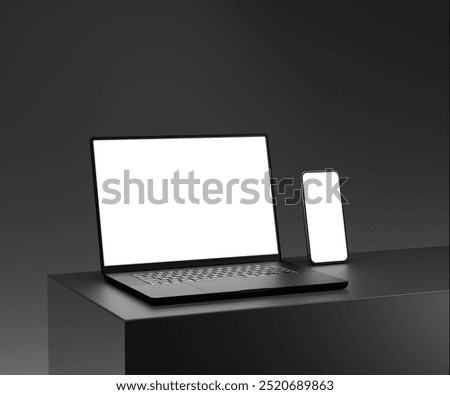 Responsive Web Design and website Mockup, Devices Mock up, Smartphone desktop tablet laptop template Mockup	