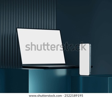 Responsive Web Design and website Mockup, Devices Mock up, Smartphone desktop tablet laptop template Mockup