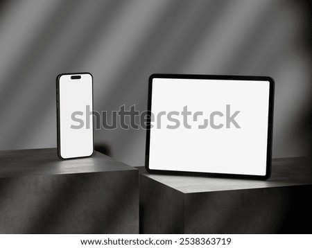 Responsive Web Design and website Mockup, Devices Mock up, Smartphone desktop tablet laptop template Mockup