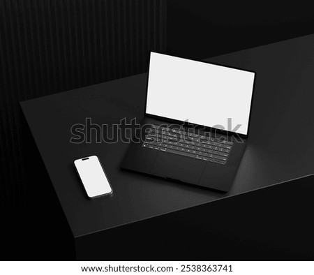 Responsive Web Design and website Mockup, Devices Mock up, Smartphone desktop tablet laptop template Mockup