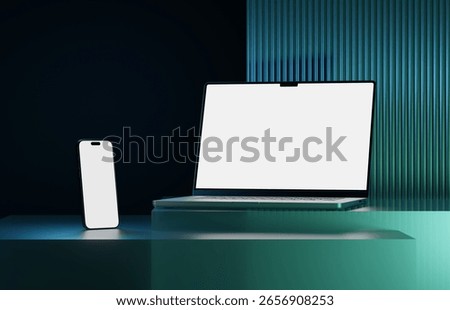 Responsive Web Design and website Mockup, Devices Mock up, Smartphone desktop tablet laptop template Mockup	