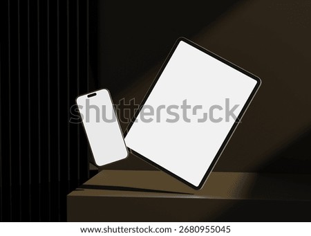 Responsive Web Design and website Mockup, Devices Mock up, Smartphone desktop tablet laptop template Mockup	