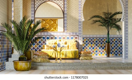 Rest Room In Moroccan Style