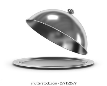 Restaurant Cloche With Open Lid