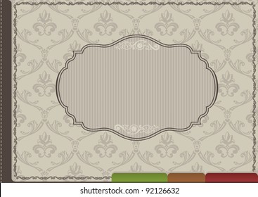 Restaurant menu raster ornament vintage. Vector copy search in my portfolio - Powered by Shutterstock