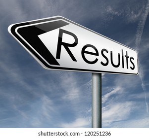 Result Reach Goal Get Results And Succeed Business Success Be A Winner In Business Elections Pop Poll Or Sports Market Results Or Market Report Business Result Business Report Election Results