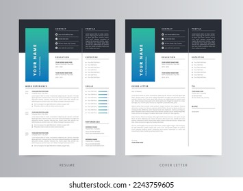 Resume Template, Professional Modern Resume Template, CV Template
 - Powered by Shutterstock