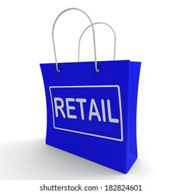 Retail Shopping Bag Shows Buying Selling Merchandise Sales