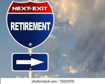 119 Retirement Next Exit Images, Stock Photos & Vectors 