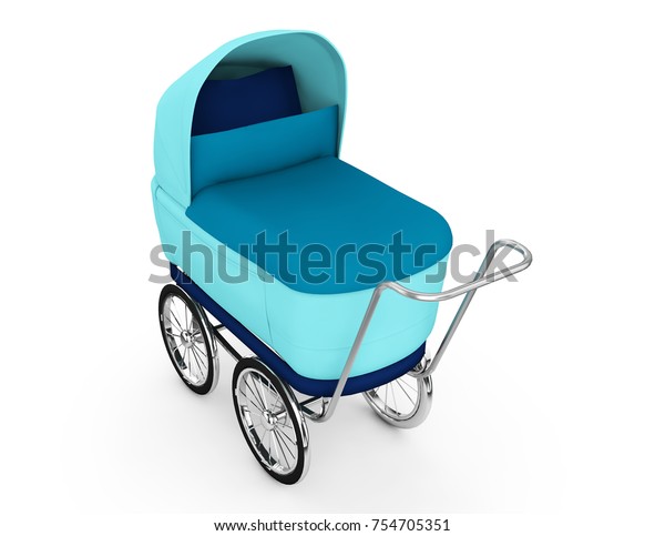 retro baby stroller