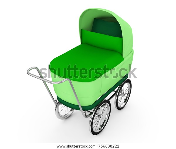 retro baby stroller