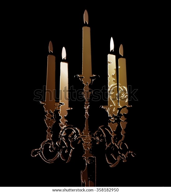 ornamental candle holder
