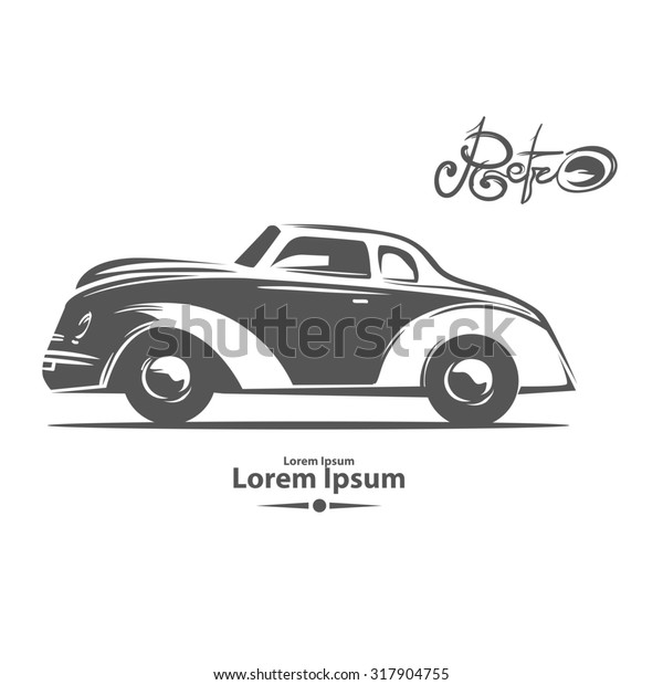 retro car, for logo, vintage vehicle logotype.
classic automotive
concept
