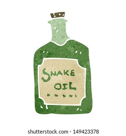 Retro Cartoon Snake Oil