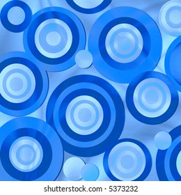 retro circles background