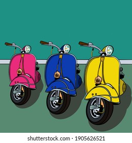 Retro City Scooters, Pop Art