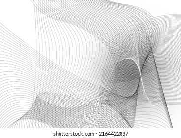 Retro Curve Black White Terrain Lines Stock Illustration 2164422837 ...