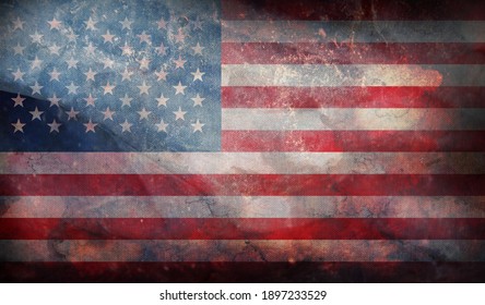 Closeup Grunge American Flag Stock Photo 157520087 | Shutterstock