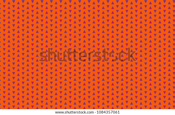 Retro Fun Orange Background Whit Red Stock Illustration 1084357061