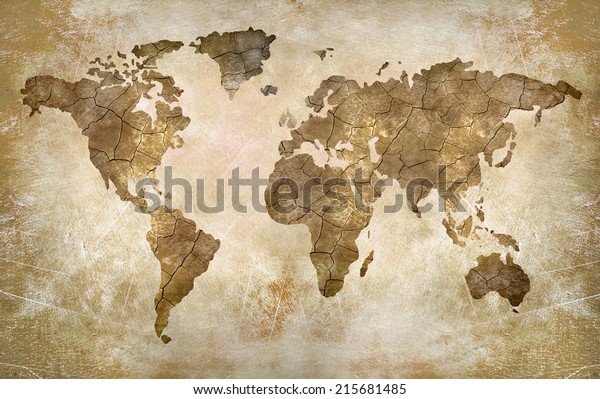 Retro Map Stock Illustration 215681485