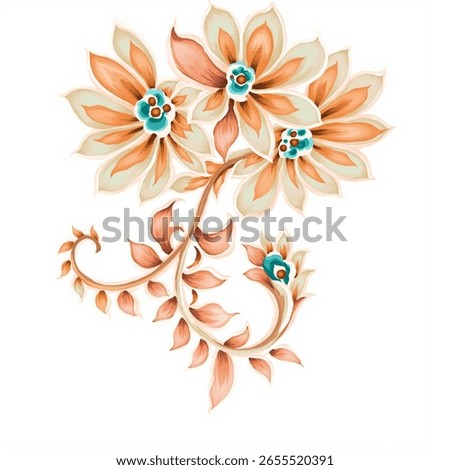 Retro Middle Eastern decorative pattern clothing print materials