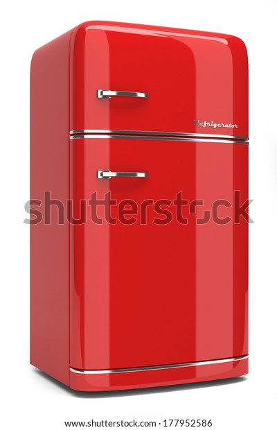 https www shutterstock com tr image illustration retro refrigerator isolated on white background 177952586