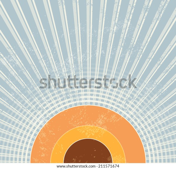 Retro Starburst Background Backgrounds Textures Abstract Stock