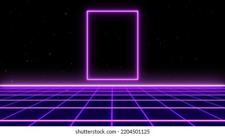 Retro Style 90s Video Game Background Stock Illustration 2204501125 