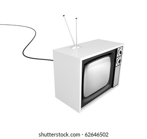 Retro TV With Cable