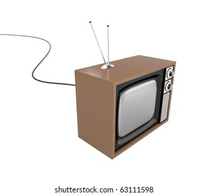 Retro TV With Cable