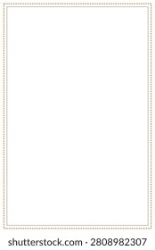 Retro typewriter text frame texture. Monochrome vintage hipster border design for nostalgic posters, thumbnails, and digital print projects.