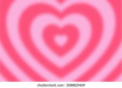 retro valentine's day textured grainy gradient  love  hearts