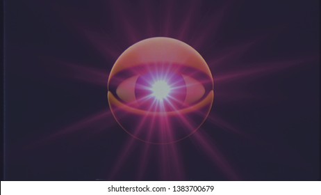 retro VHS TV eye with light rays background illustration New quality universal vintage colorful joyful nice cool 4k stock image - Powered by Shutterstock