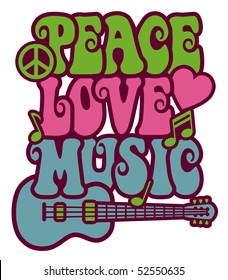 7,532 Peace love music Images, Stock Photos & Vectors | Shutterstock