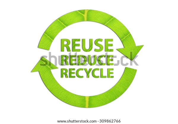 Reuse Reduce Recycle Concept Made Green のイラスト素材