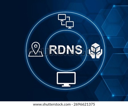 Reverse DNS, a process used to determine the domain name associated with an IP address.