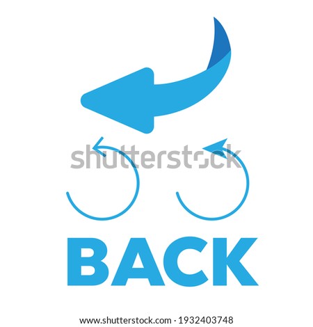 Reverse Exchange icon. Flip over or turn arrow. Reverse sign
