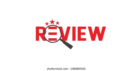 Review Company Logo Template Illustration
