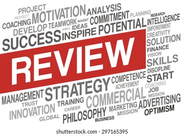 Review Word Cloud Concept Stock Illustration 297165395 | Shutterstock