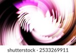 Revolving Light show background. Ethereal energetic swirl rotation with vivid colors. Colorful vibrant motion illustration. Promotional background. Celebration graphic.