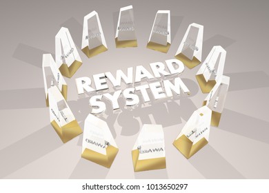 Reward System Awards Motivation Encouargement 3d Illustration