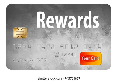 Rewards Credit Card. Credit Cards Rewards Is Illustrated Here.