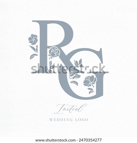 RG Initial Wedding Logo Monogram