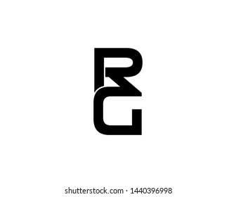 Rg Letter Original Monogram Logo Design Stock Vector (Royalty Free ...