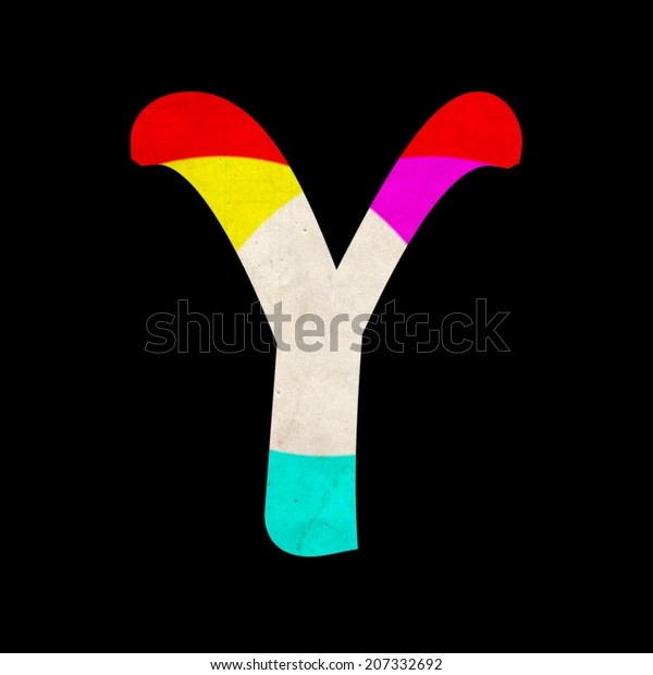 Rgb Alphabet Y Stock Illustration 207332692