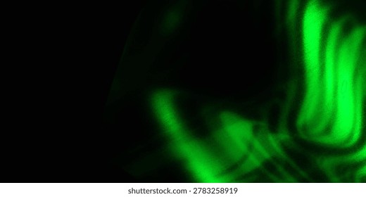 Rhythmic emerald vibrations. Interplay of vertical ripples and intense granular stipple