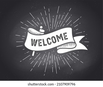 Welcome ribbon Images, Stock Photos & Vectors | Shutterstock