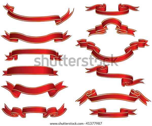 Ribbons Set Stock Illustration 41377987