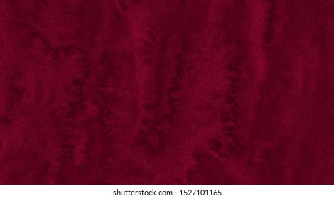 Rich burgundy watercolor frame and with bizarre natural divorces   stripes  Abstract background for design  layouts   patterns 